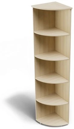 Corner open shelving unit