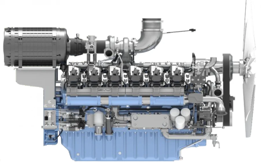 Industrial gas piston engine 12M26G2N0/5