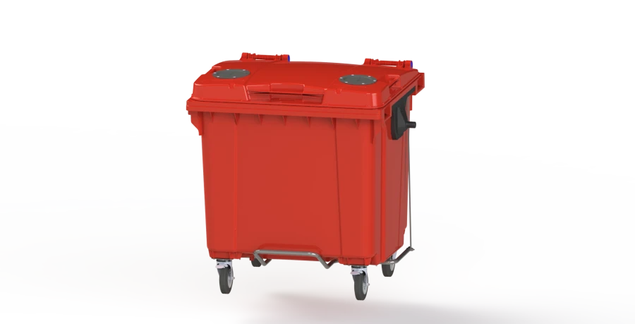 Mobile waste bin 1100l Art.22.C19.V (20.800.40.PE; 21.050.40.PE.V)