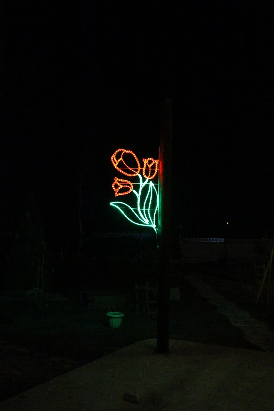 LED console (LED panel) "Tulip" - decorative street lamp on brackets (modifications 220V, 24V,12V).