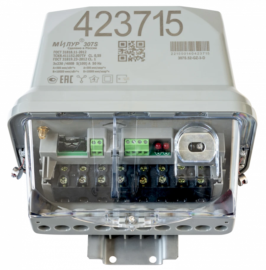 Milur 307S.52-PZZ-3-D static energy meter