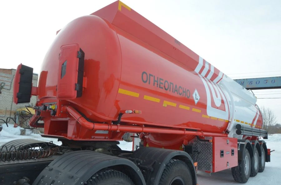 Semi-trailer-tanker , type PPTS-3/6-3/12-23-6, modification 92393-0000010R with axle units BPW HSFALM 9010-15 V36