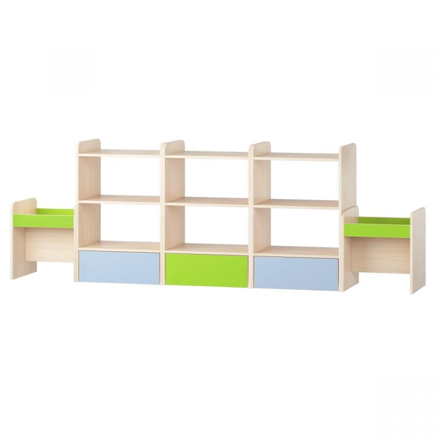 Modular shelving unit for toys