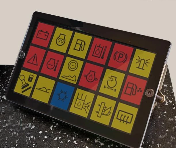 Indicating panel RDIP-E072-K