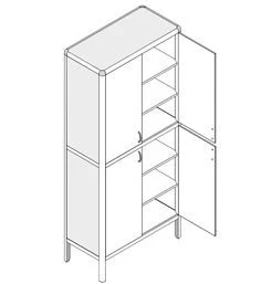Material cupboard MA-17