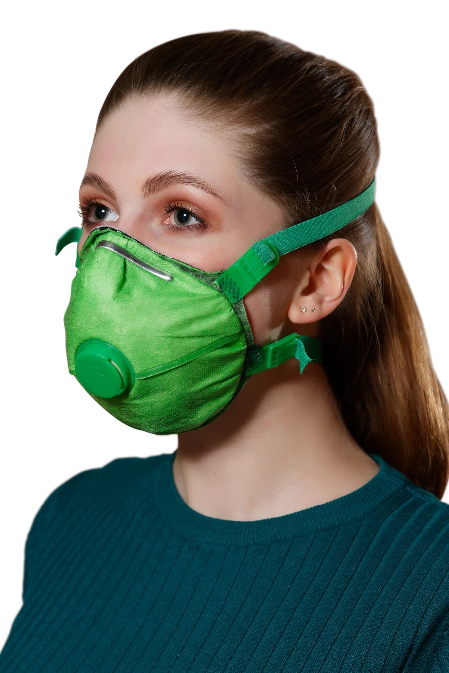 Filtering half-mask for protection against aerosols with additional protection against vapours and gases "Respirator "SPIRO-312E
