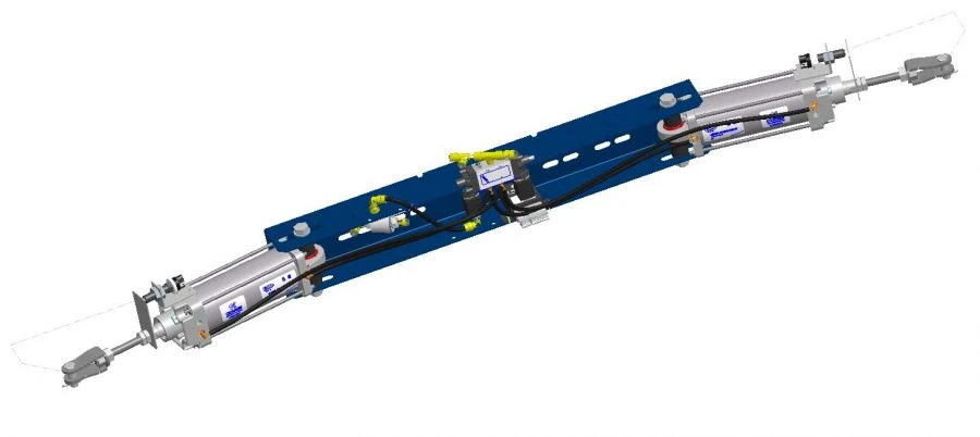 Vehicle door pneumatic actuator 40N3R63/116T1B116