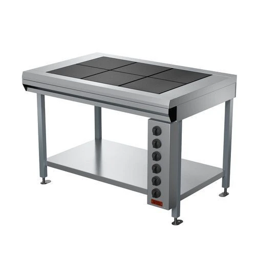 Electric six-burner cooker without griddle cabinet PE-0,54S