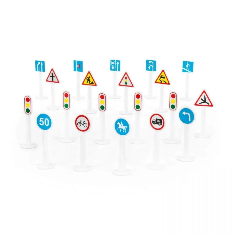Road Signs Set No. 2 (20 elements) (in a packet), item 64202