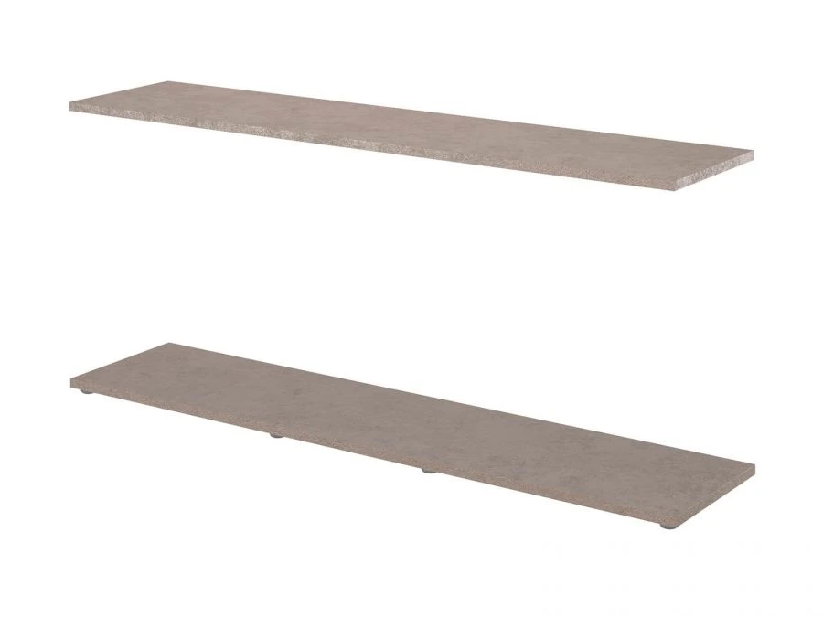 Cabinet top and base with 4-section mesh, Art. No. MP505