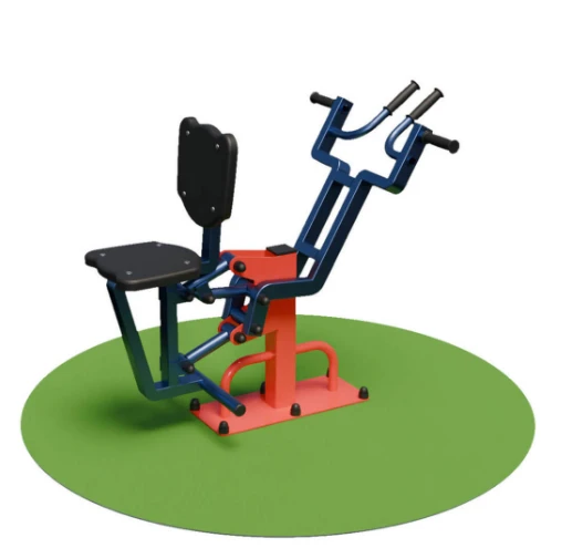 Outdoor exercise equipment horizontal pull bar