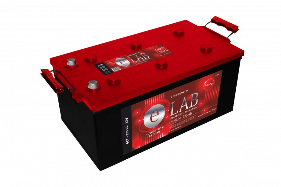 Lead battery for starting piston engines 6ST-225 "ELAB"