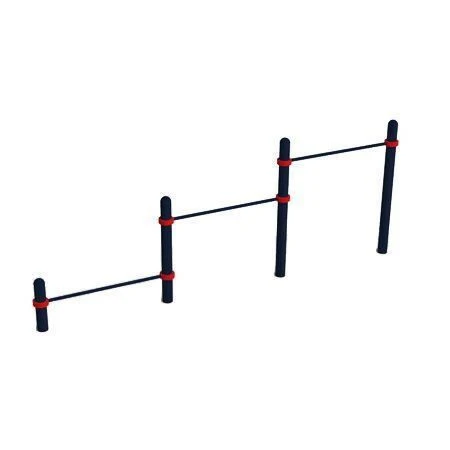 Triple cascade of anti-vandal version tourniquets