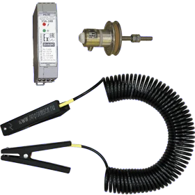 Tank truck grounding device UZA-24V