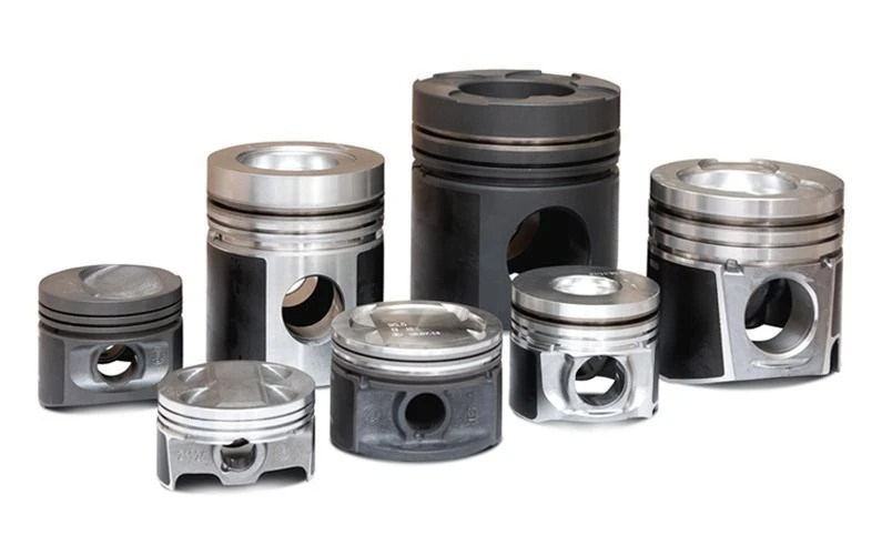 Pistons, parts of internal combustion engines with spark ignition