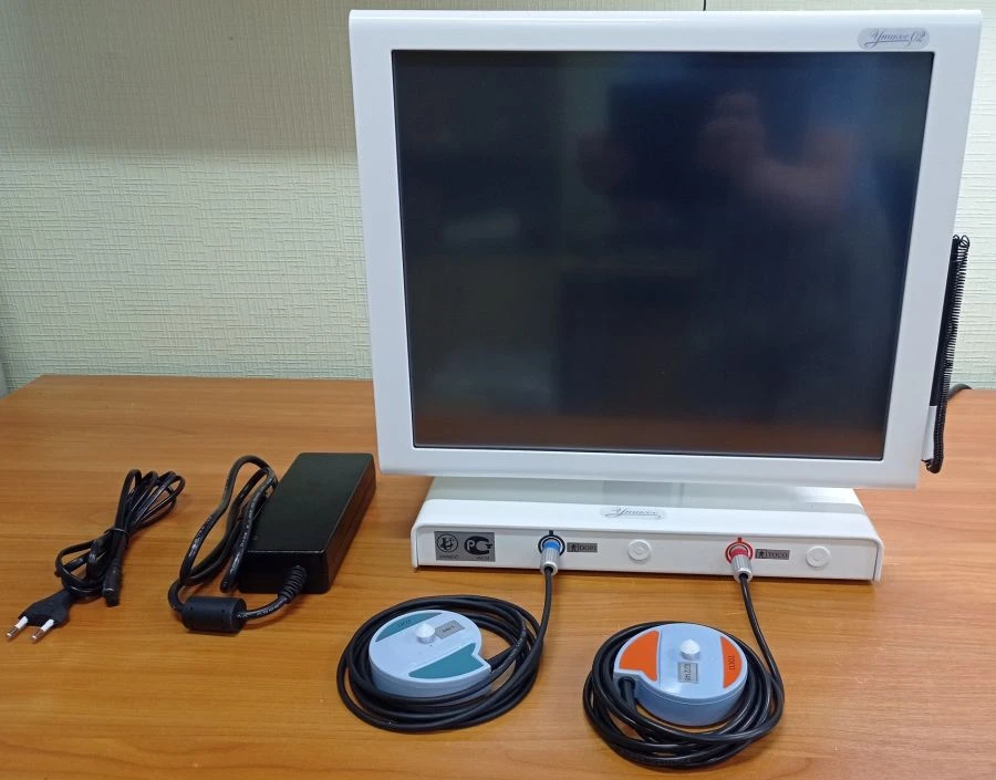 Fetal monitor: automated cardiotocograph "Unikos-02" with accessories stationary