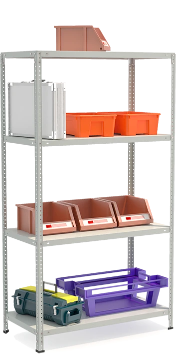 Metal office shelving unit STFL Shelving unit 1054-1.8