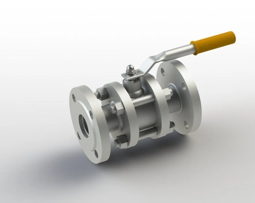Shut-off ball valves with nominal diameter DN 10-1200 mm, nominal pressure PN 0.6-50.0 MPa, collapsible and all-welded.