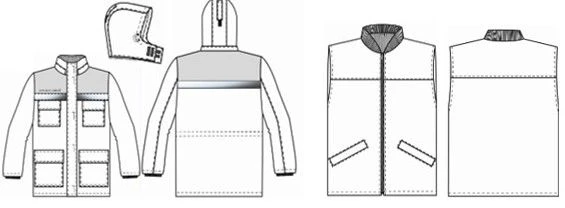 Women's low temperature protection jacket