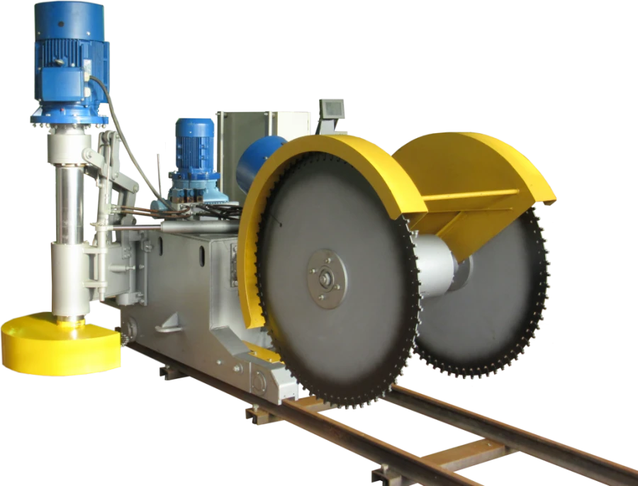 LOW-ENTRY STONE CUTTING MACHINE
