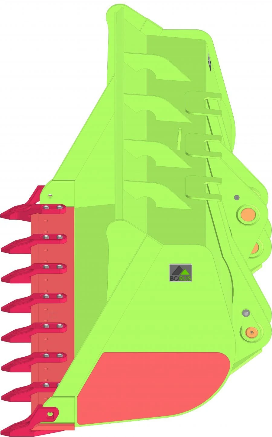 Standard 3.3 m3 bucket on JGM-757