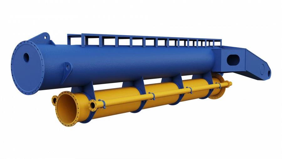Frame of ground intake device