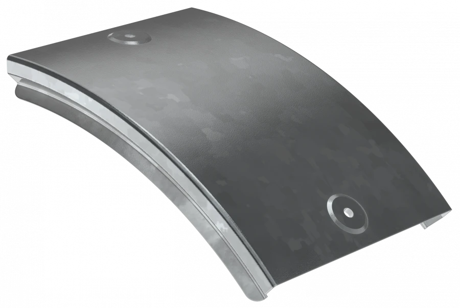 CPV41D-0-45-150-150-08-HDZ Smooth turn cover. 45° type B20 ESCA 150mm HDZ IEK