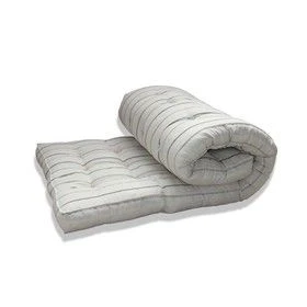 Mattress pads with cotton wool filling with synthetic fabric top of TC "Bagheera" trade mark
