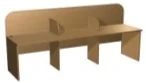 Reading box 3-seater, single-line, no backlighting