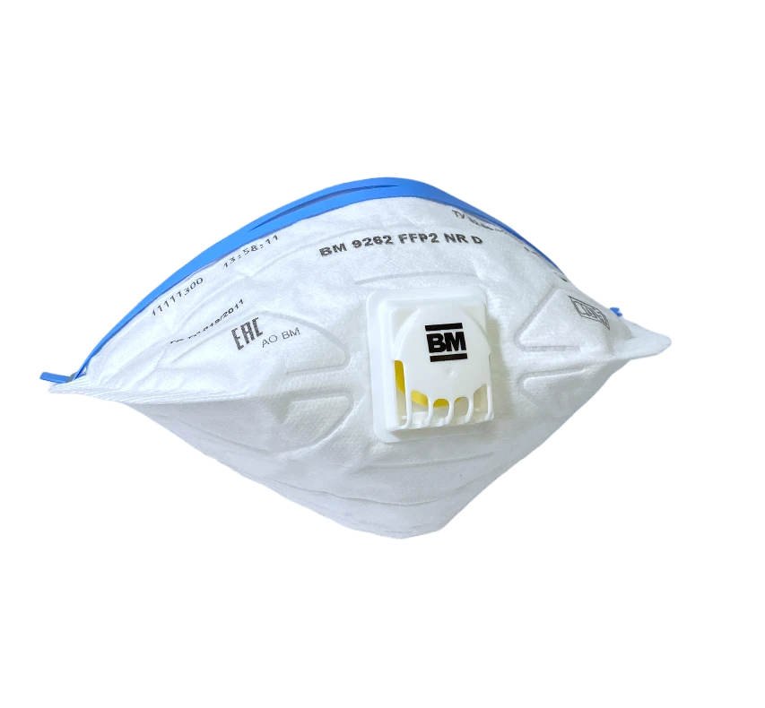 Filtering half-mask for protection against aerosols of the VM 9200 series: models VM 9262 FFP2 NR D