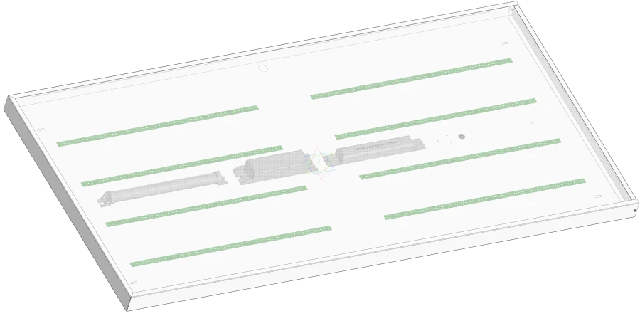 Luminaire Econex Office E 1195x595 70 CRI90