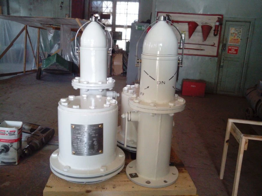 Marine pressure and vacuum valves of KDVS-100-1000 series