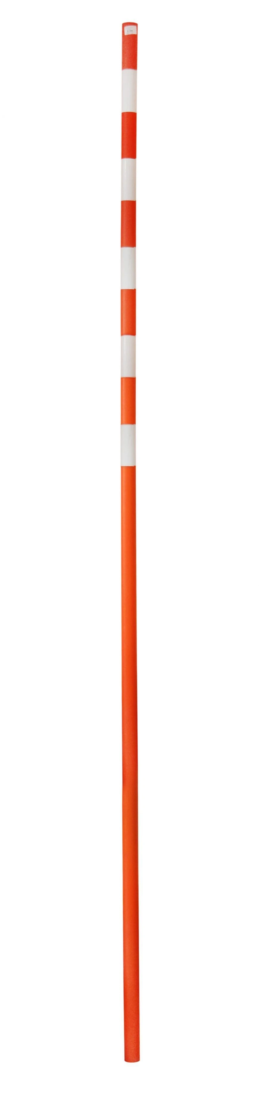 Plastic milestone VP-2,5 2,5 m high, diameter 40 mm with 5 s/o stripes 100 mm each