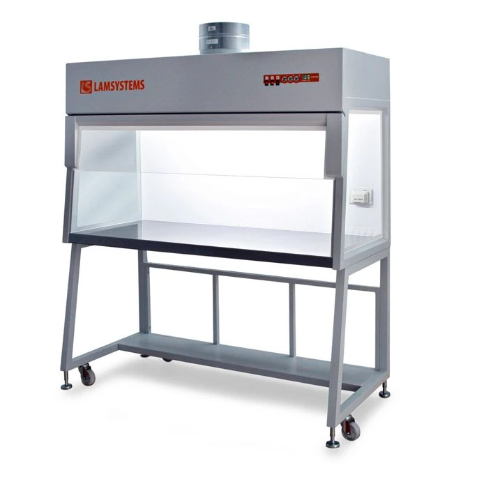 Chemical fume cupboard SHV - "Laminar-S"-1,5-01 according to TU 9452-011-51495026-2014 in version: SHV - "Laminar-S"-1,5-01