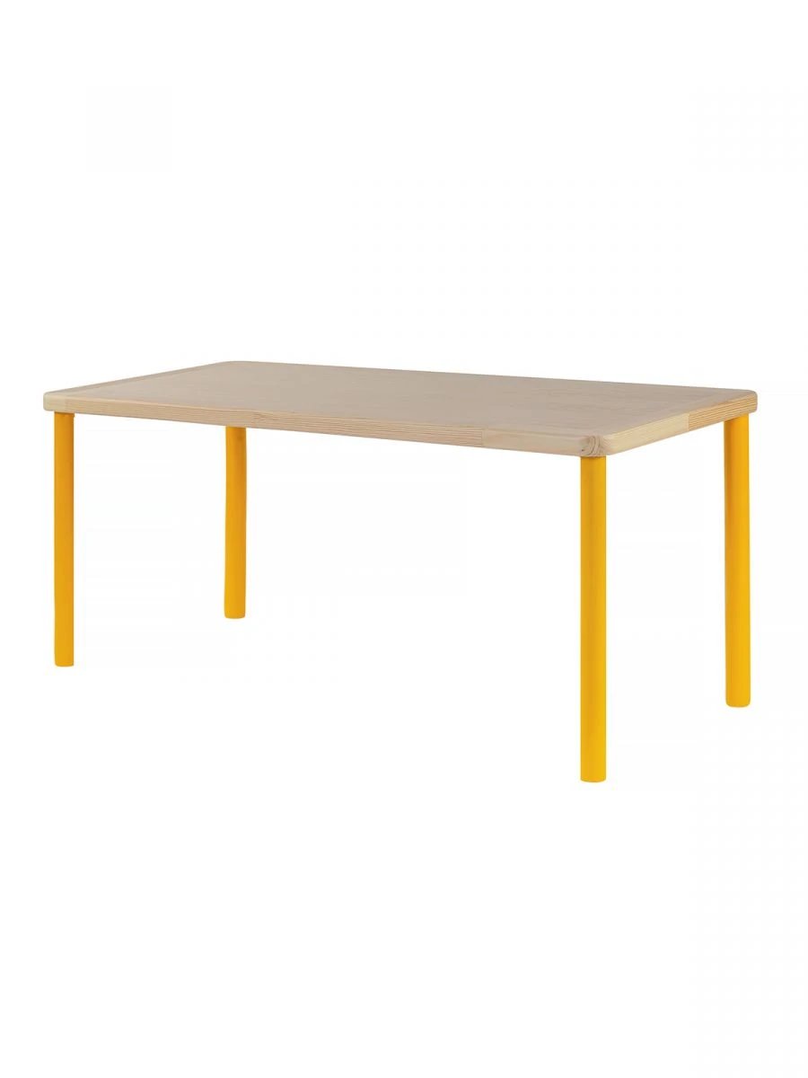 Children's double rectangular table 520 / yellow