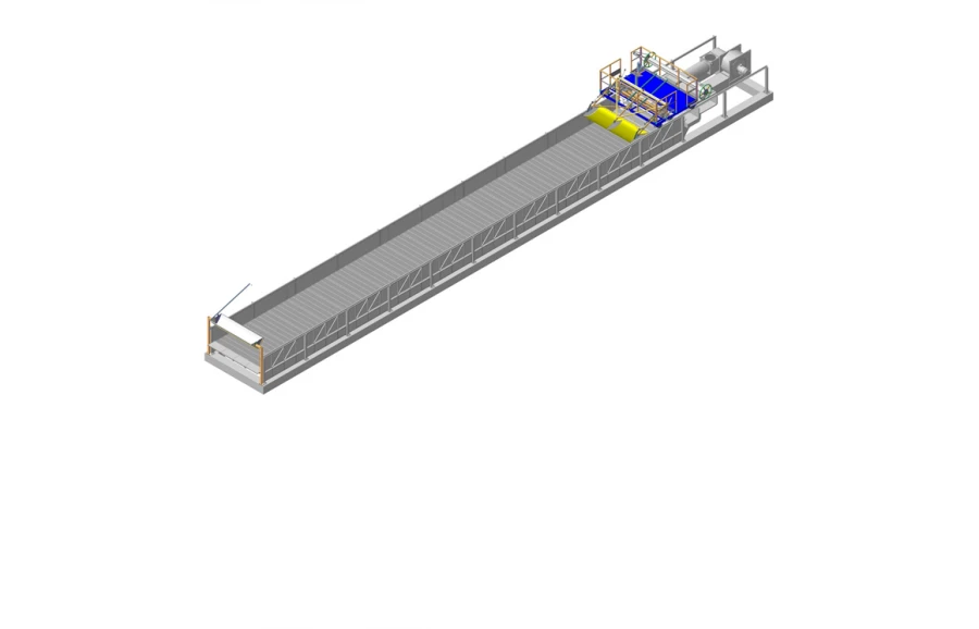 Floor trench dryer for grain, herbs, vegetables ST-30
