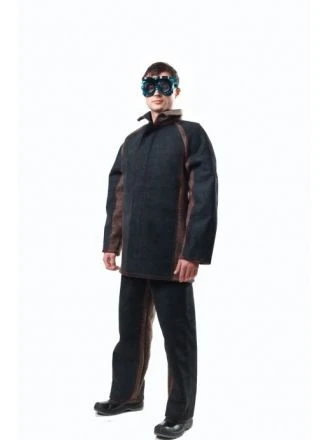 Suit of cloth, with spilk overlays