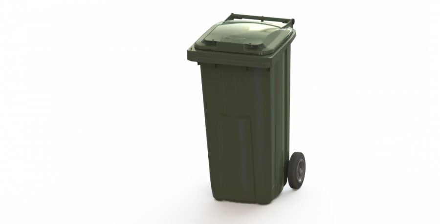 Mobile waste bin 120l Art.27.C29 (20.805.70.PE; 21.054.70.PE)