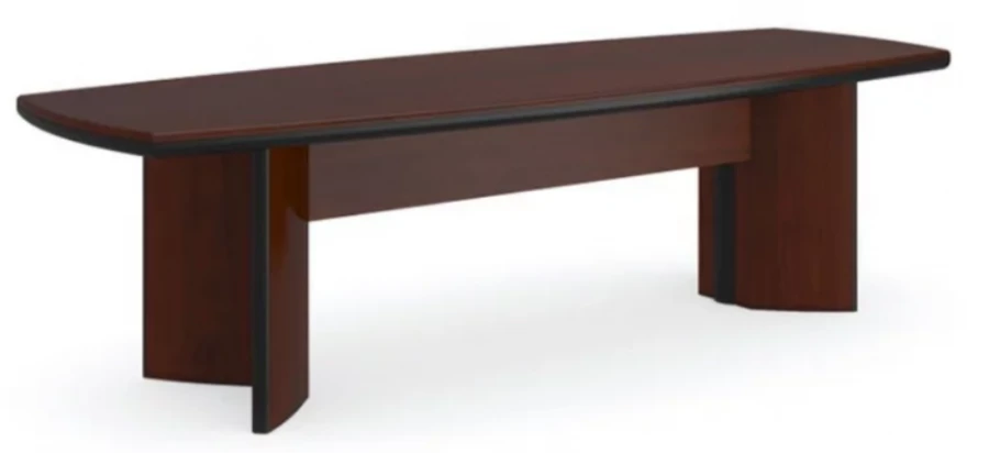 Wooden conference table