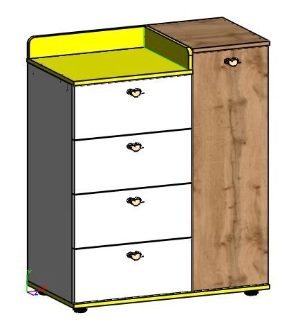 Table-table for children's reception with drawers, Art. SST-01