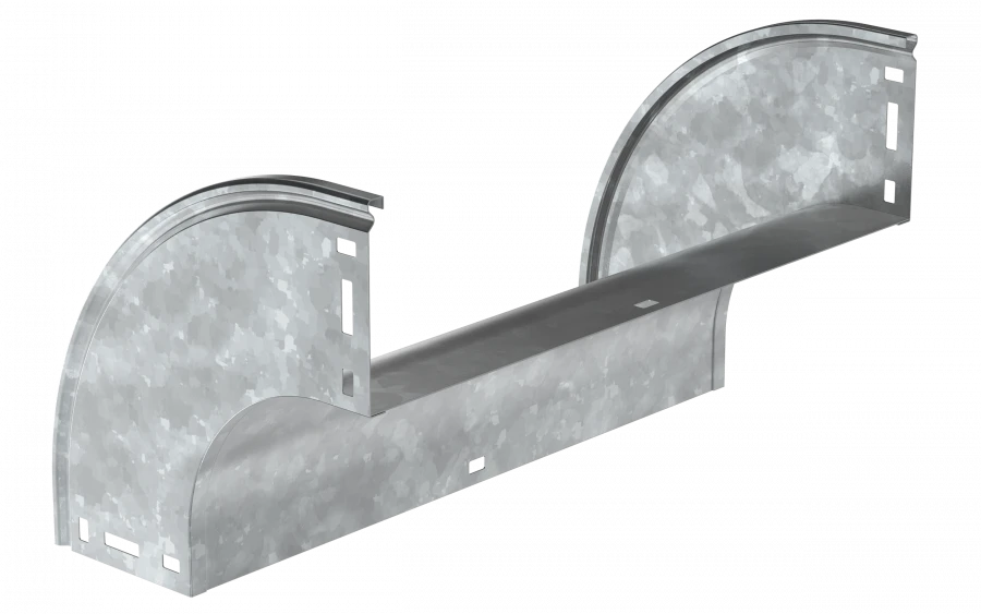 CPV41-0-90-90-080-400-HDZ Swivel smooth. 90° type B20 ESCA 80x400mm HDZ IEK
