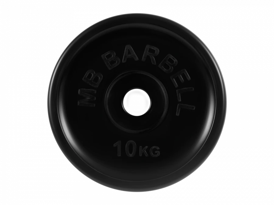 MB-PltBE-10 Rubber disc "Euro-Classic", black, 51 mm, 10 kg
