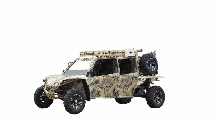 Snow-swamping vehicle: multipurpose autotransporter of "FMS" brand, model "Alabai-5"
