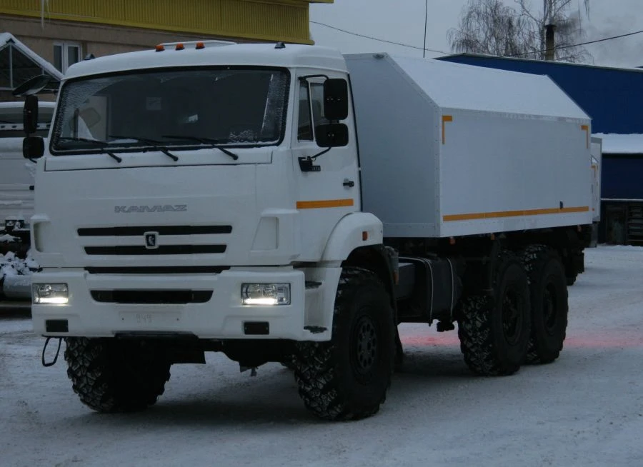 Truck trucks mod. 5759P1, 5759P4 without CMU on the base of chassis / KAMAZ trucks mod. 43118-RR, 43118-RS