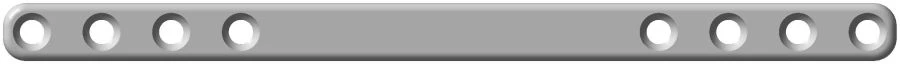 Straight plate narrow (7...8 pins, length 120...154 mm )