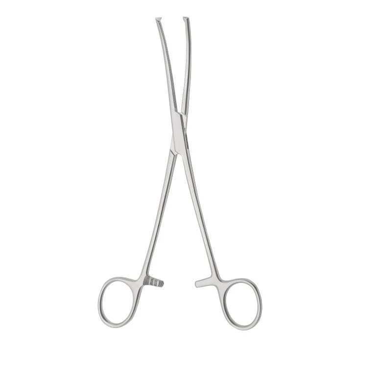 TZ-01-284-20 Extinguishing clamp 1x2-tooth toothed, curved, 200 mm