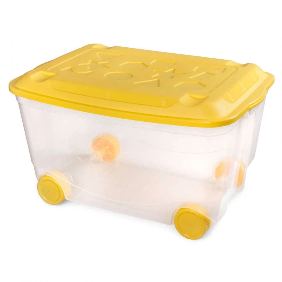 4313062; 580x390x335 mm, 45L (colourless) wheeled toy box