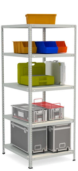Metal shelf reinforced shelving unit model STF Shelf 785-1.8