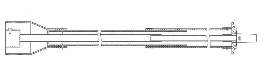 Telescopic rod extension USHT-91.2-2,0-25-30