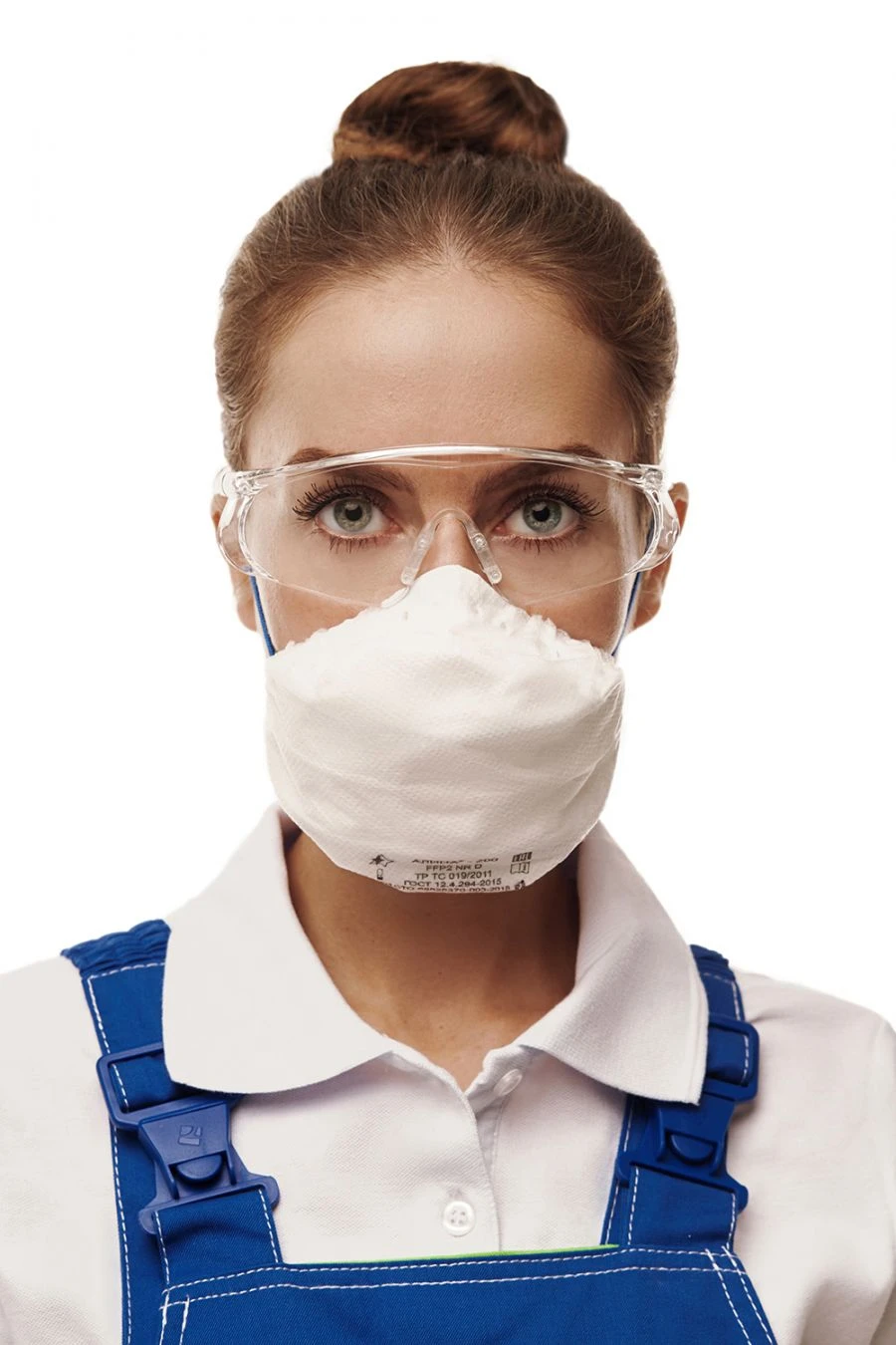 Personal respiratory protection equipment with filtering half-mask: respirator ALINA-200 FFP2 NR D